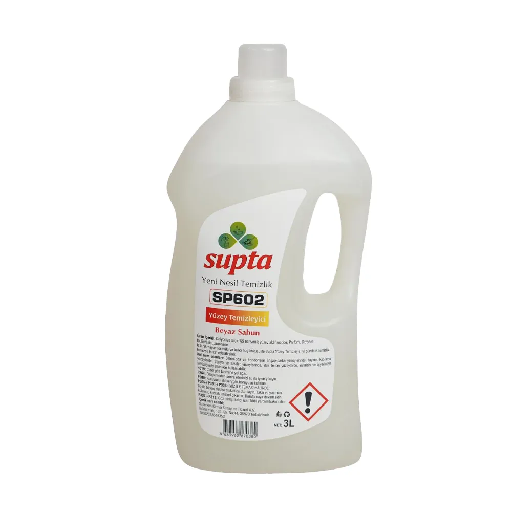 SP602 Supta Ağ Sabun Ətirli Səth Təmizləyici 3 LT